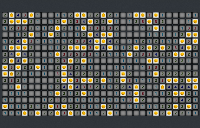 Uncover the hidden mines and conquer the field in Minesweeper!